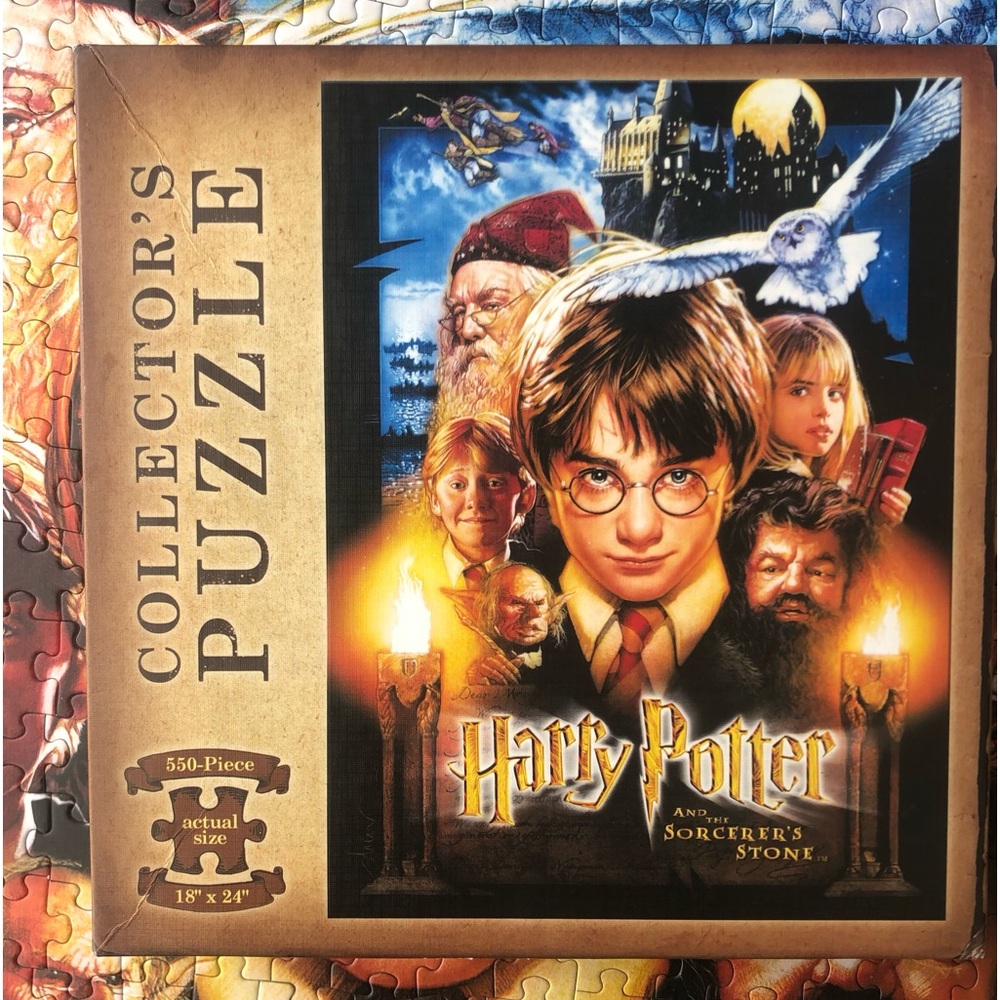 USAopoly Harry Potter and the Sorcerer's Stone 550 Piece Puzzle - Complete